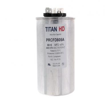 Packard Part# PRCFD805A Round Run Capacitor (OEM) 80+5 MFD 440V