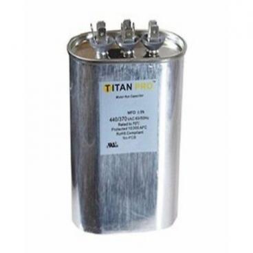 Packard Part# TOCFD355 Oval Capacitor (OEM) 35+5 MFD 440/370V