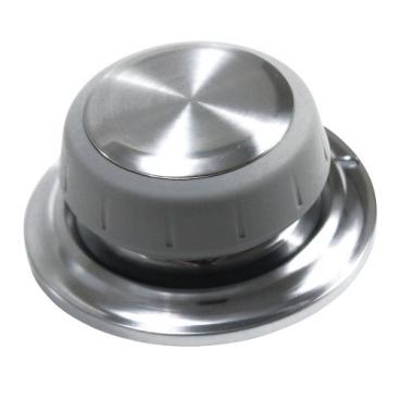 Whirlpool Part# W10112573 Silver Timer Knob - Genuine OEM