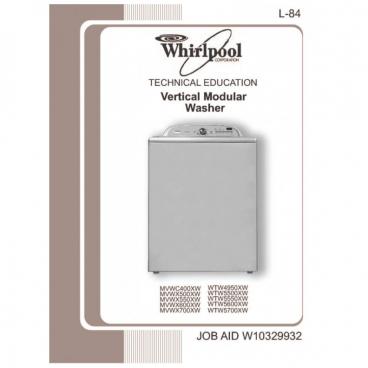 Whirlpool Part# W10329932 Training Material Service Manual - Genuine OEM