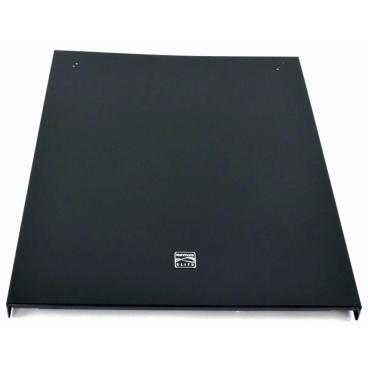 Whirlpool Part# W10620178 Door Front Panel (Black) - Genuine OEM