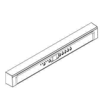 Whirlpool Part# W10655256 Console (Black) - Genuine OEM