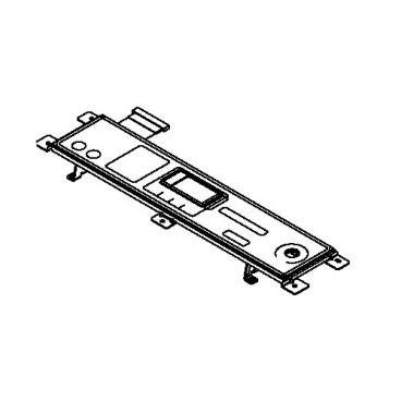 Whirlpool Part# W10680396 Overlay (Stainless) - Genuine OEM