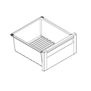 Whirlpool Part# W10701444 Bin (Freezer, Middle) - Genuine OEM