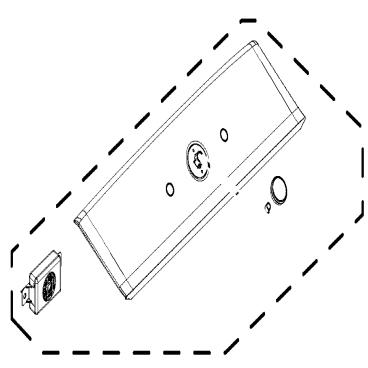 Whirlpool Part# W10909735 Overlay (Chrome Shadow) - Genuine OEM