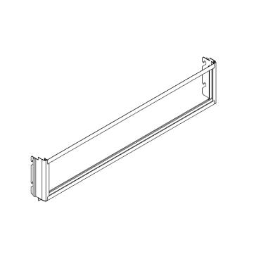 Whirlpool Part# W10920540 Grille Frame Assembly (Aluminum) - Genuine OEM