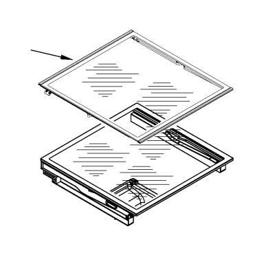 Whirlpool Part# W11097338 Upper Glass Shelf - Genuine OEM