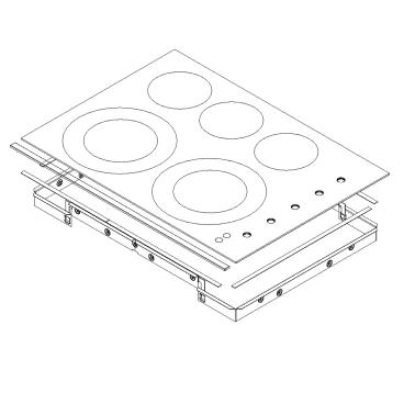 Whirlpool Part# W11223311 Cooking Top - Genuine OEM