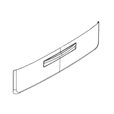 Whirlpool Part# W11328713 Bulk Dispenser Fascia (Black Shadow) - Genuine OEM