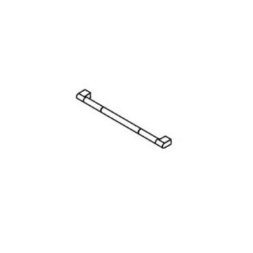 Whirlpool Part# W11349396 Door Handle (Stainless) - Genuine OEM