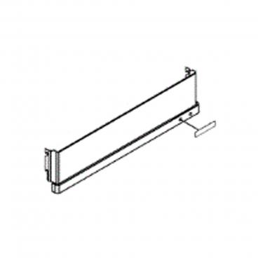 Whirlpool Part# W11353551 Upper Grille Assembly - Genuine OEM