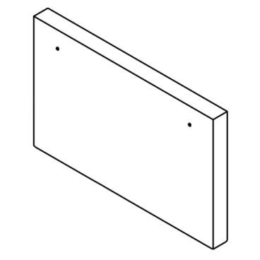 Whirlpool Part# W11422815 Drawer Front - Genuine OEM