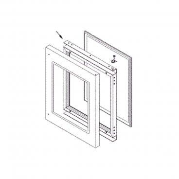 Whirlpool Part# W11431237 Inner Door Frame - Genuine OEM