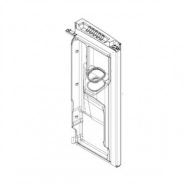 Whirlpool Part# W11435353 Stainless Door - Genuine OEM