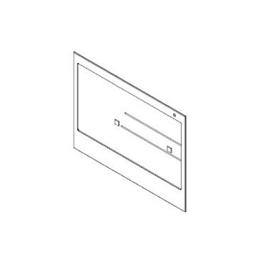 Whirlpool Part# W11460937 Door Glass Assembly - Genuine OEM