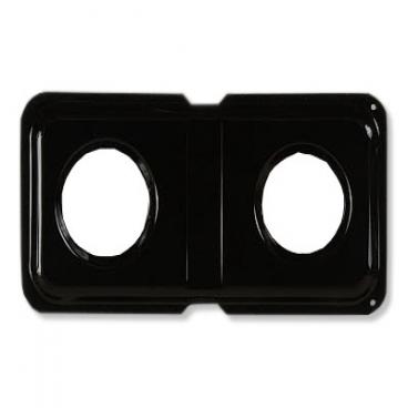 GE Part# WB-32K10009 Burner Drip Pan (OEM) Double, Black