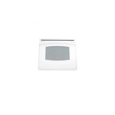 GE Part# WB-57T10280 Door Assembly (OEM) Outer, White