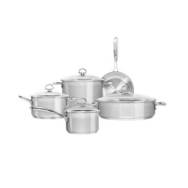 GE Part# WB02X30447 Chantal Cookware (9-Piece Stainless Steel) - Genuine OEM