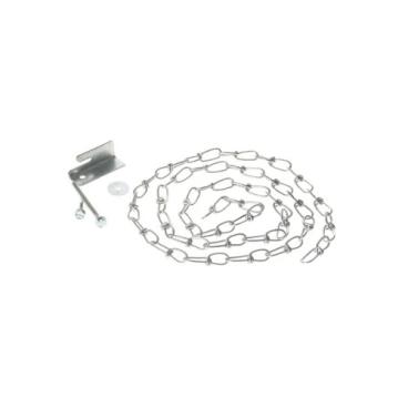 GE Part# WB02X9400 Anti-Tip Bracket Kit - Genuine OEM