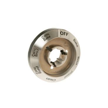 GE Part# WB03X31777 Brushed Knob Bezel (Stainless Steel) - Genuine OEM