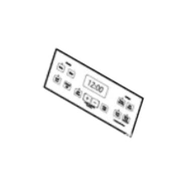 GE Part# WB07X41727 Faceplate Graphics (Black) - Genuine OEM