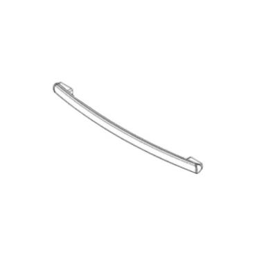 GE Part# WB15X37129 Door Handle Assembly (Stainless Steel) - Genuine OEM