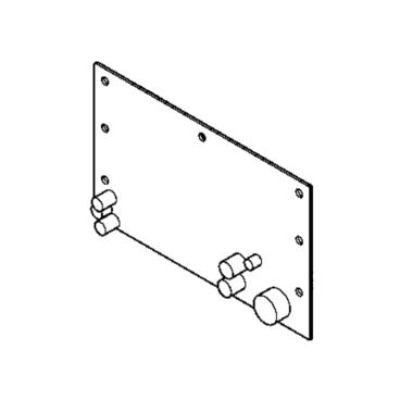 GE Part# WB27K10457 Main Display Board - Genuine OEM