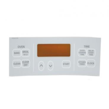 GE Part# WB27T10194 Clock Plate (OEM) White