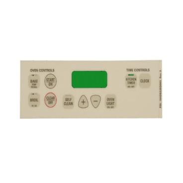 GE Part# WB27T10523 Faceplate Graphics Assembly (OEM)