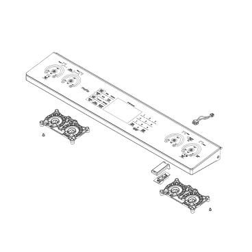 GE Part# WB27X31106 Control Panel Assembly - Genuine OEM