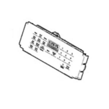 GE Part# WB27X38026 Stainless Control Panel and Board - Genuine OEM