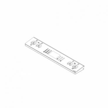 GE Part# WB27X41871 Touchpad Control Panel Assembly (Stainless) - Genuine OEM