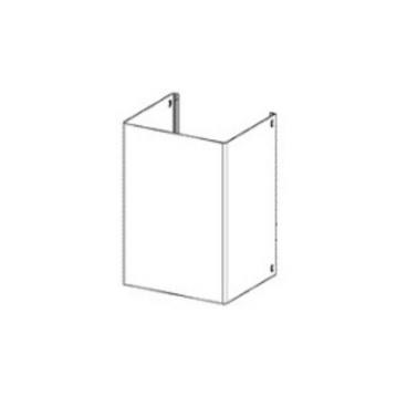 GE Part# WB34X31491 Stainless Upper Duct Cover - Genuine OEM