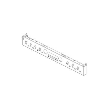 GE Part# WB36X39805 Control Panel Assembly (Stainless 48 Inch) - Genuine OEM