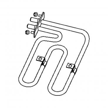 GE Part# WB44X10054 Heater Griller - Genuine OEM