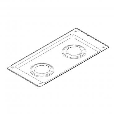 GE Part# WB49K10023 Pan Unit (Right) - Genuine OEM