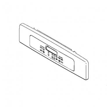 GE Part# WB49T10049X Stainless Steel Control Panel - Genuine OEM