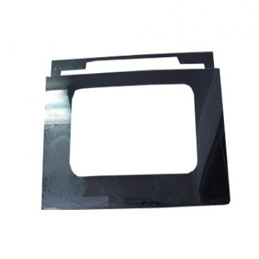 GE Part# WB56T10075 Oven Door Frame Assembly (OEM) Black