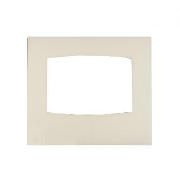GE Part# WB56T10192 Oven Door Glass (OEM) White