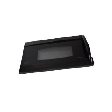 GE Part# WB56X10497 Door Assembly (OEM) Black