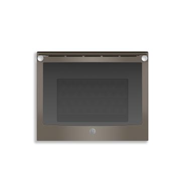 GE Part# WB56X25109 Outer Door Glass Assembly - Genuine OEM