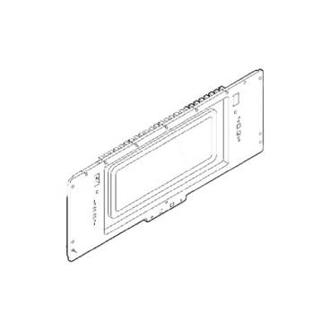 GE Part# WB56X25204 Door Panel Assembly - Genuine OEM