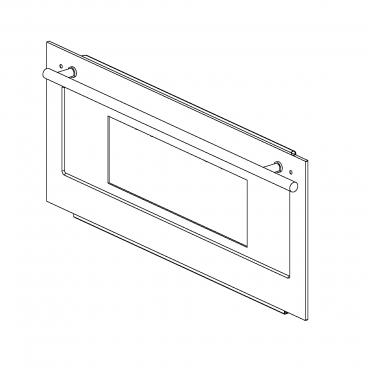 GE Part# WB56X25320 Door Assembly  - Genuine OEM