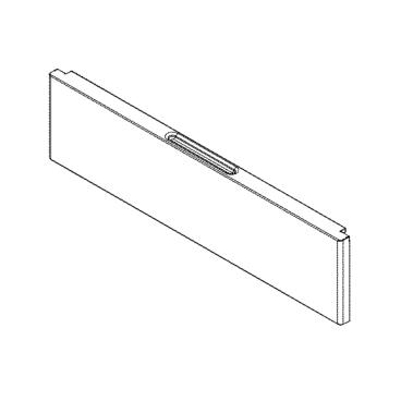 GE Part# WB56X29170 Drawer Panel (Black) - Genuine OEM
