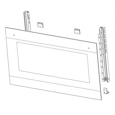 GE Part# WB56X30675 Outer Door Assembly - Genuine OEM