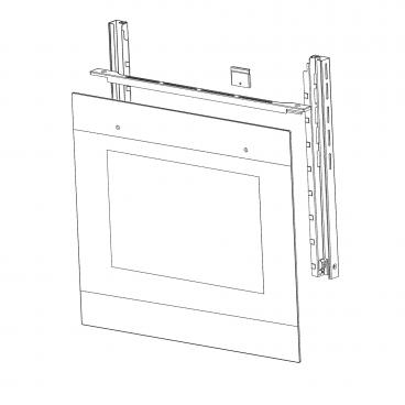 GE Part# WB56X30676 Outer Door Assembly - Genuine OEM