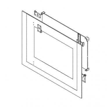 GE Part# WB56X30679 Outer Door Assembly - Genuine OEM