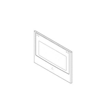 GE Part# WB56X30833 Door Glass Trim Assembly - Genuine OEM