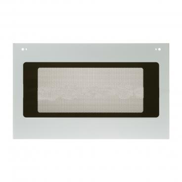GE Part# WB56X31745 Glass Door Panel (White Slate) - Genuine OEM