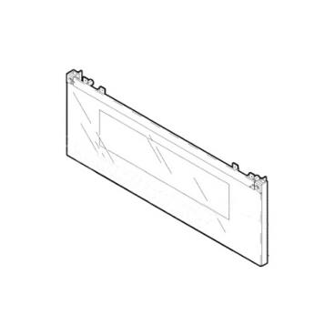GE Part# WB56X33034 Outer Door Assembly (Stainless Steel, Upper) - Genuine OEM
